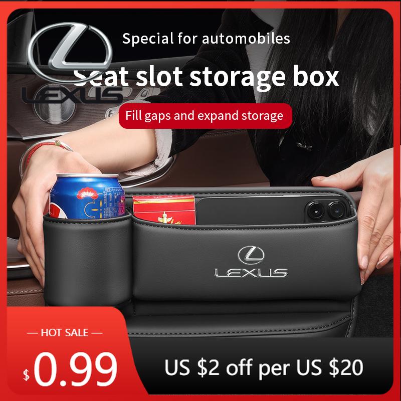 Interior Stickers Car Seat Gap Multifunction Crevice Storage Box For Lexus F Sport ES200 ES300 RX300 GS250 GS300 IS300 NX300 LX5