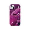 Purple meteor stars are suitable for iPhone17promax mobile phone case 16pro Apple 12/13 airbag 15 generation