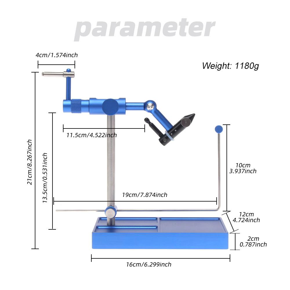 Rotierender Schraubstock zum Fliegenbinden, Werkzeug zur Herstellung künstlicher Fliegen, Werkzeuge zur Herstellung von Ködern für die Fliegenherstellung