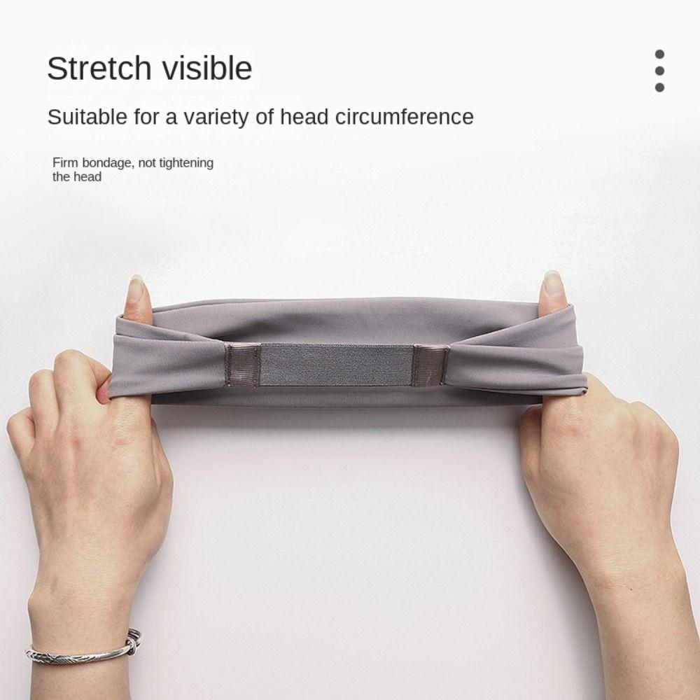 Polyester Fibre/Spandex Headwear Absorb Sweat Head Band High Elastic Sports Sweat Head Band  Unisex