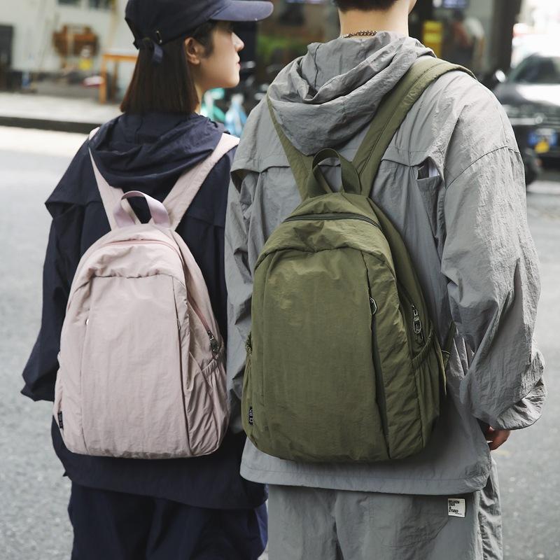 Schoolbag men's and women's school bags ins wind retro backpack Japanese Harajuku high school college students simple versatile backpack