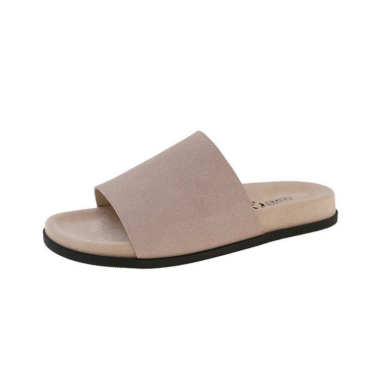 French Retro Flat-bottomed Casual One-word Slippers for Women's Summer Wear 2025 New Seaside Vacation Beach Cool Slippers