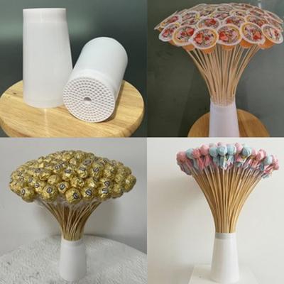 Lutscher-Bouquet-Ständer Platzsparender Lutscherhalter Süßigkeiten-Display DIY Fruchtbonbon-Arrangement-Werkzeug 118/209 Löcher Fixierungsständer