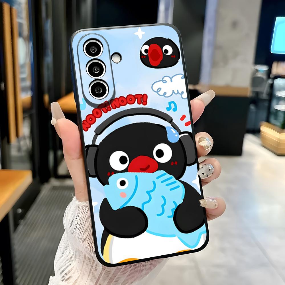 P-Pingu Penguin Phone Case For Samsung S26 S25 Plus S20 S20 Plus S22 Ultra S23 FE S21 Plus S21 Ultra Soft Cover