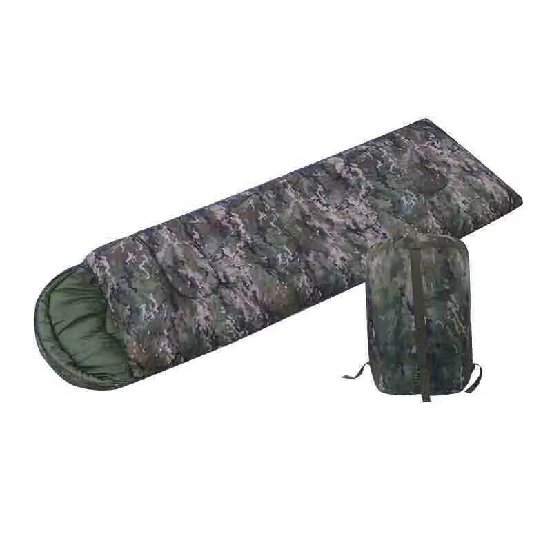 Erwachsenen-Schlafsack mit Umschlag und Tarnmuster