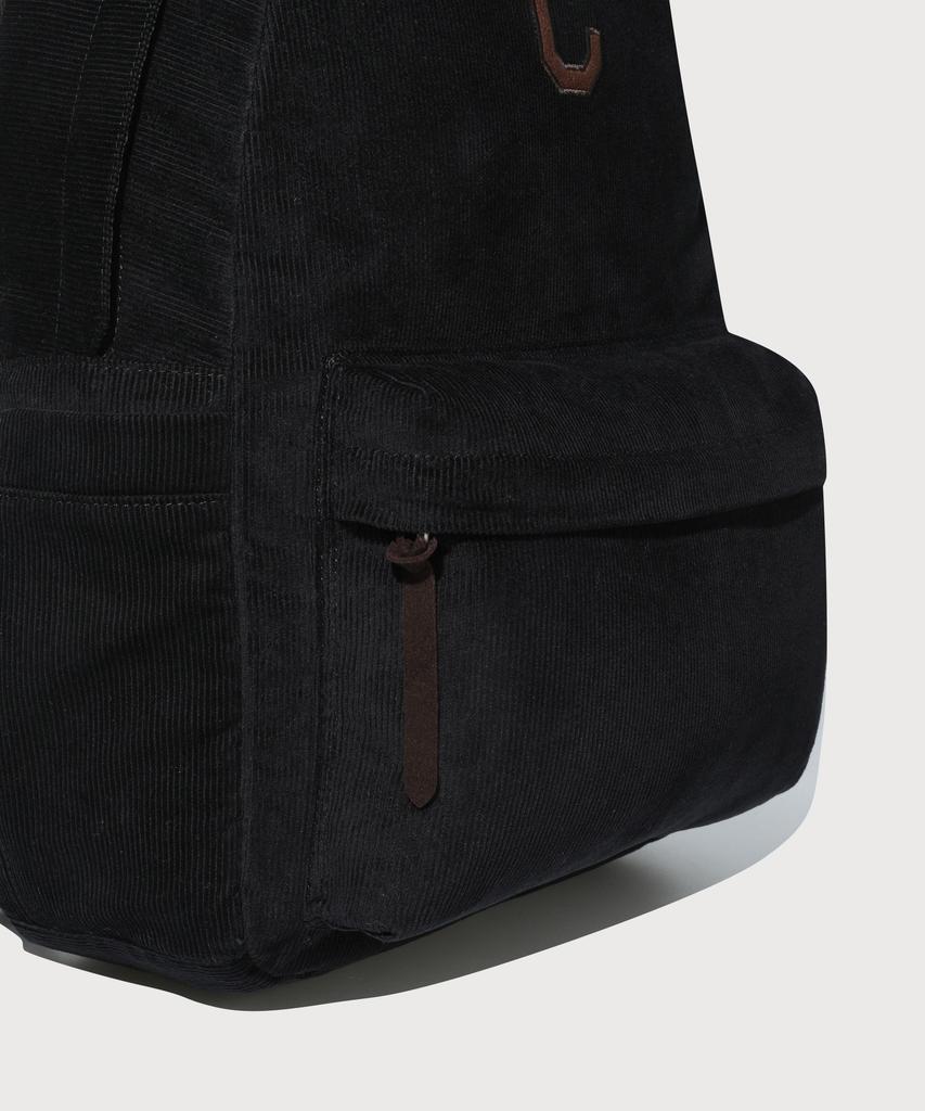 COVERNAT C-Logo Corduroy Backpack Black