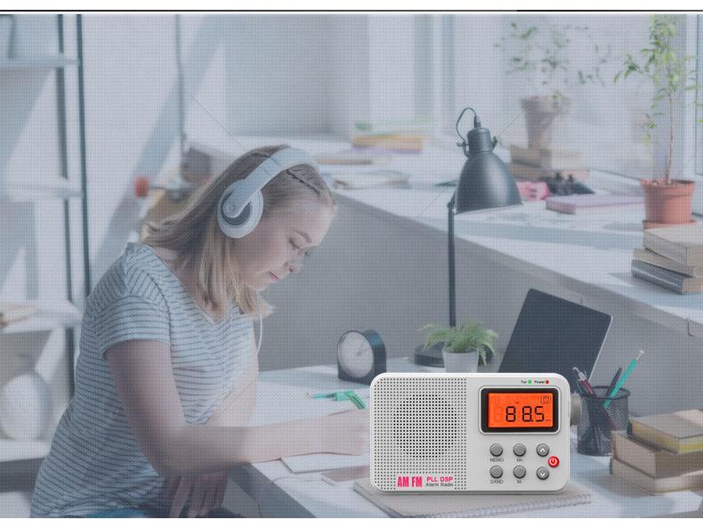 New AM FM SW All-Band Portable Radio with LCD Display & Super Bass Sound