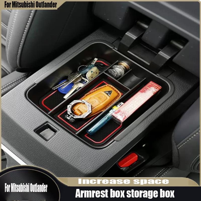 For Mitsubishi Outlander  Storage Box Interior Modification Armrest Box Storage Box
