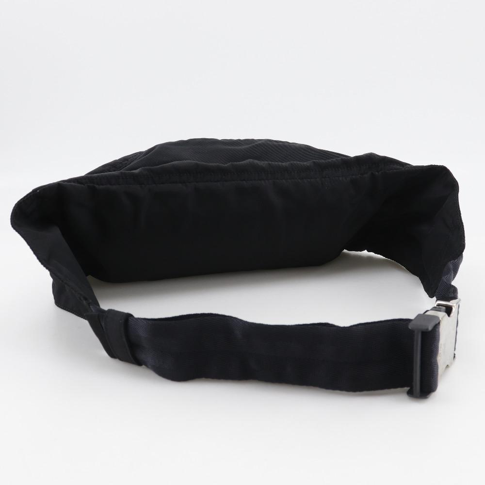 PRADA Waist pouch body bag NERO black Nylon unisex Used
