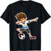 Dabbing Fußballjunge Uruguay Trikot, Uruguay Kinder Dab Geschenke T-Shirt