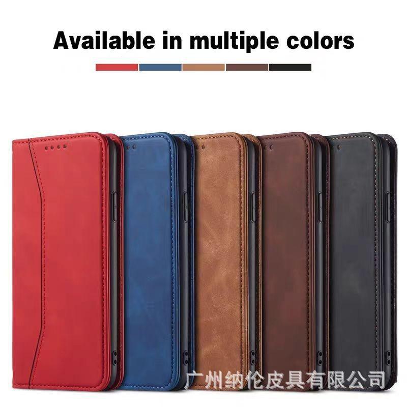 IPhone 17 Pro Leather Case Flip Magnetic Phone Cover Max