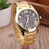 2025 New Brand 3 Eyes Gold Geneva Casual Quartz Watch Women Stainless Steel Dress Watches Relogio Feminino Ladies Clock Hot Sale