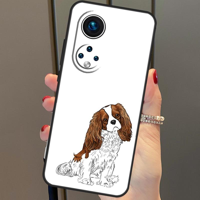 Coque Cavalier King Charles Spaniel pour Honor Magic 5 Lite, Magic 6 Pro, X8b, X9b, X6a, X7a, X8a, X9a, X6, X7, X8, X9, 50, 70, 90