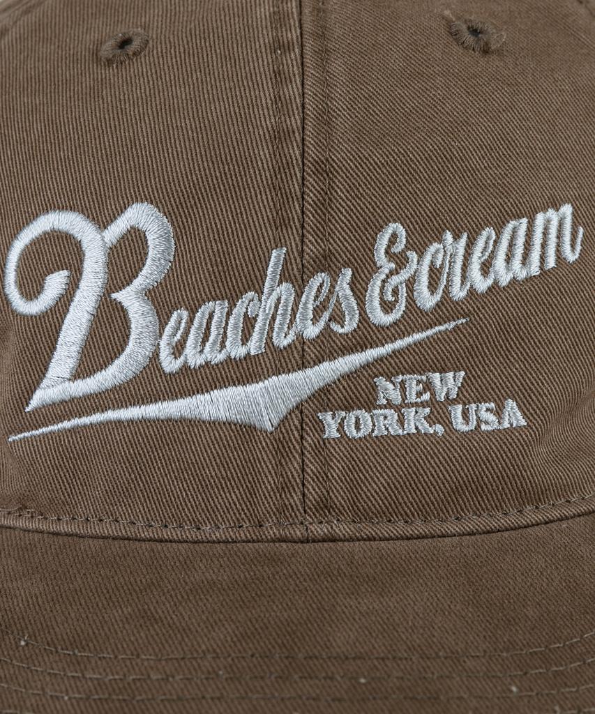 Bichiseuaenkeulim New York Usa Plat-Ball Cap-Beige
