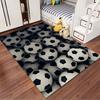 Soccer Ball Pattern Carpet suitable as a non-slip mat for the living room or bedroom sofa