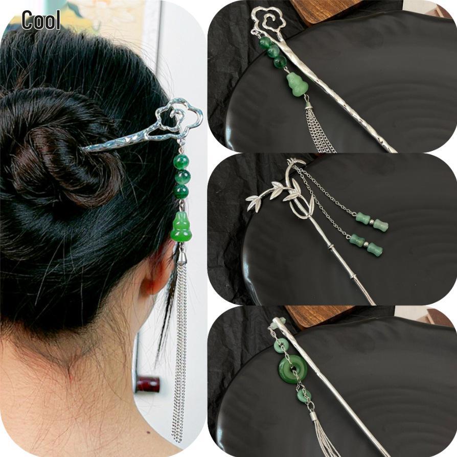 

Elegant Ancient Style Minimalist Women s Tassel Hairpin - New Chinese Design