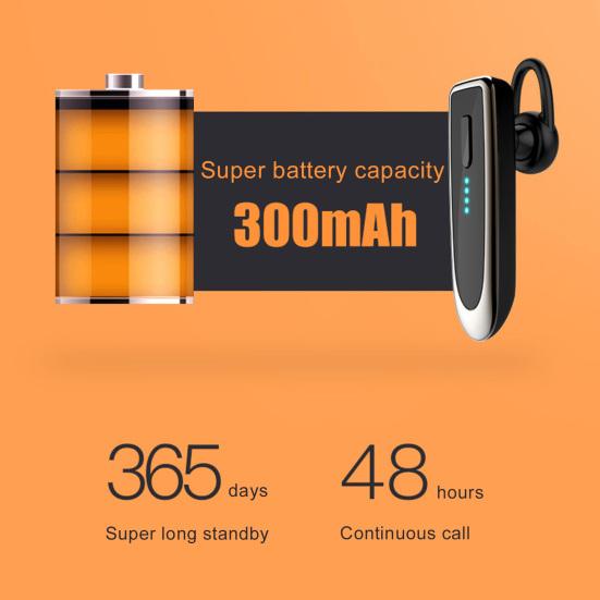 K23 Bluetooth-compatible 5.0 Wireless Rechargeable Earphones with Voice Function for Phone