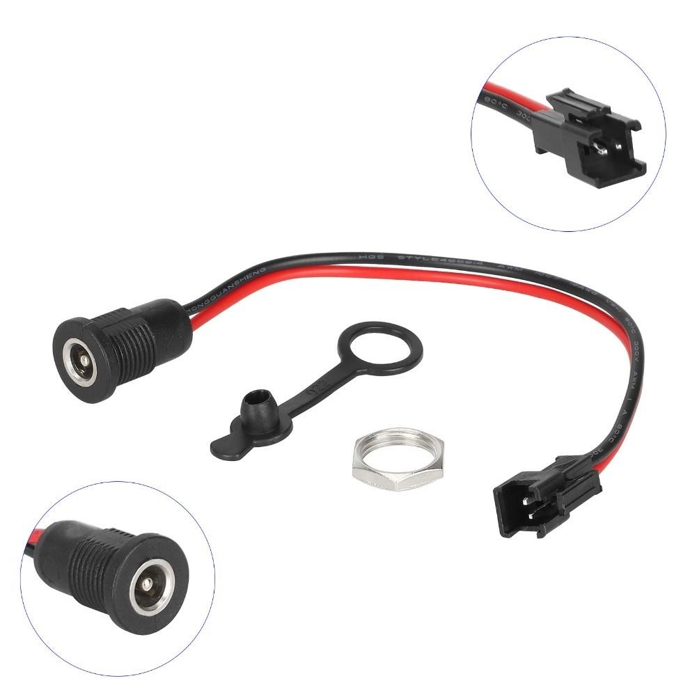 DC Power Jack Female Connector for 55 by 21mm Charging Port Panel Mount