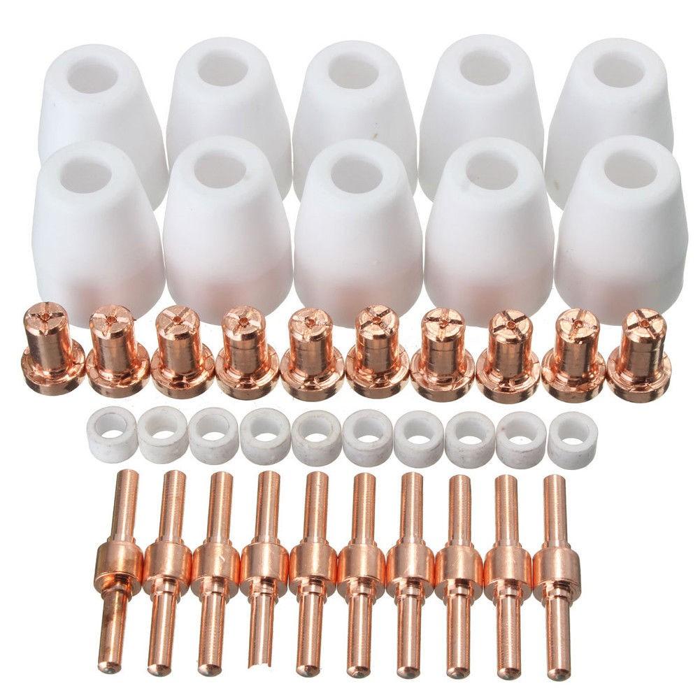 

40X Consumables For Plasma Cutter 40D/CUT40 50D Electrodes Tips Nozzles UK