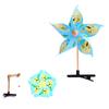 Elegant Blue DIY Windmill Hair Clip Easy Assembly Hair Accessory Hairpin for Daily Wear and Festival Parties