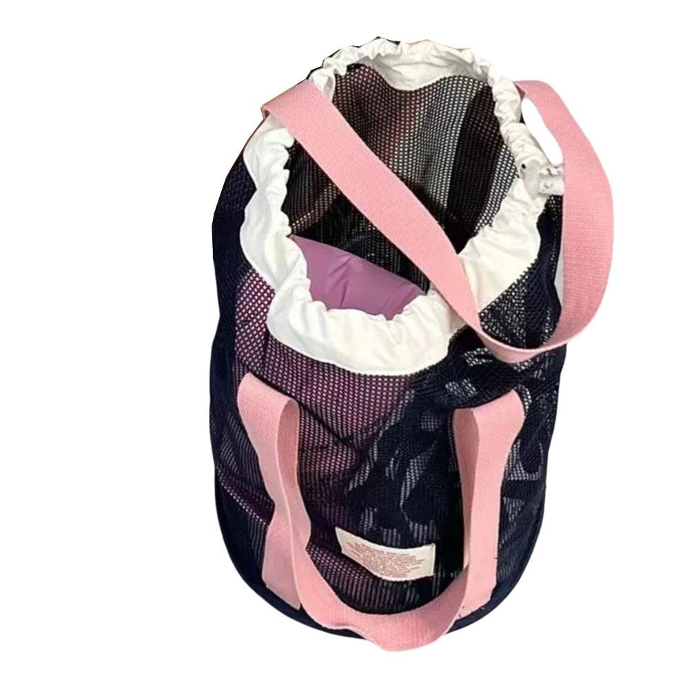 

Drawstring Beach Net Bag Ins Mesh Clothing Pocket Lightweight Swimming Mesh Tote Outdoor
