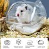 Bathroom Box For Hamster Small Transparent Hamster Toilet Hamster Cage Accessories