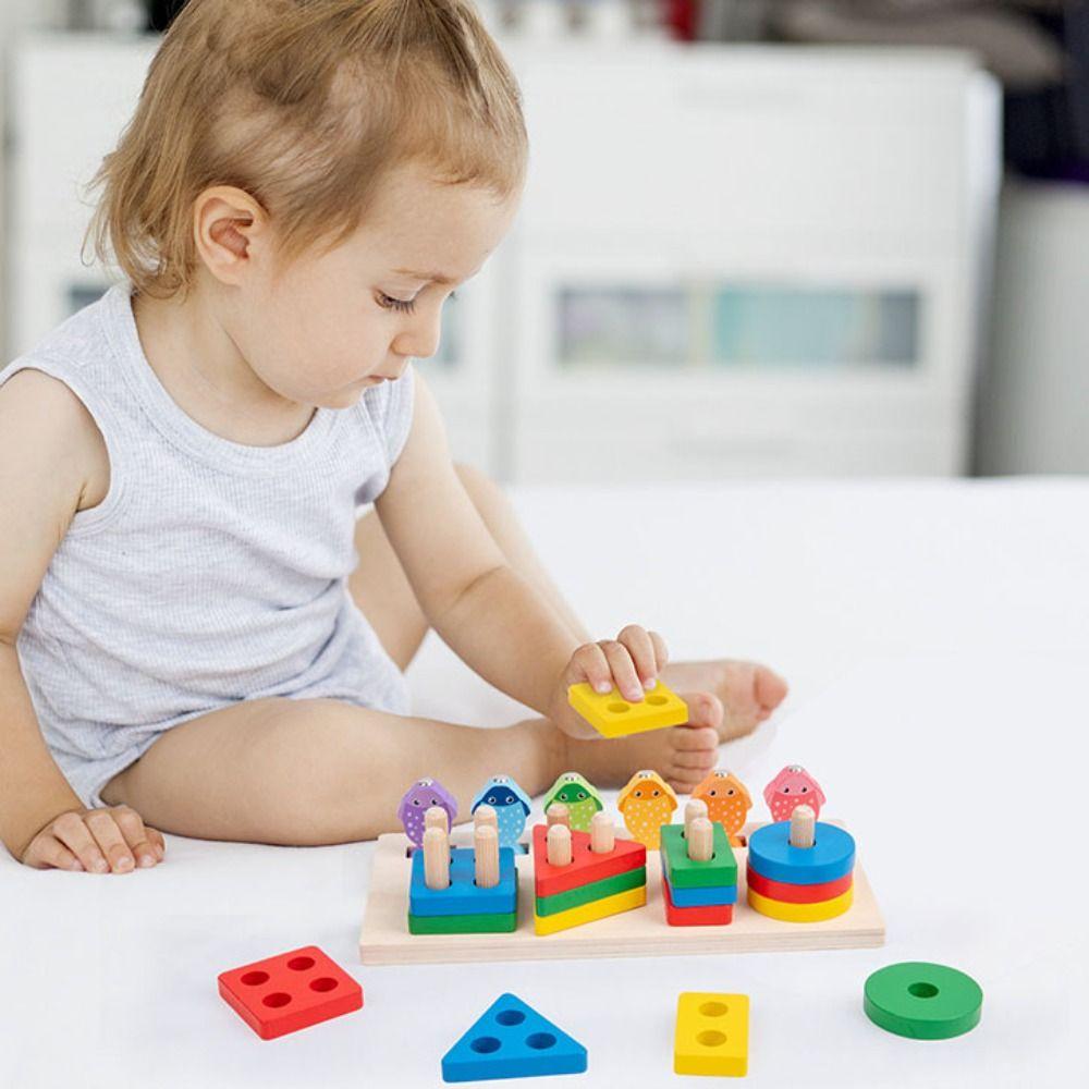 Montessori Matching Board Game Color Recognition Magnetic Fishing  Puzzle Toys  Birthday Present