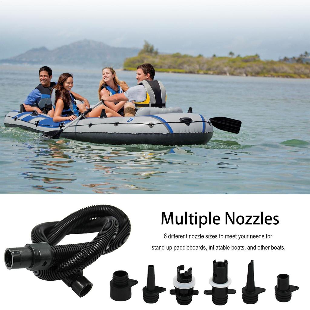 6Pcs Air Valve Adaptor for SUPBoard Inflatable Pump Adapter Paddle Boat Kayak Air Valve Pump Connector Tire Air Compressor Kits