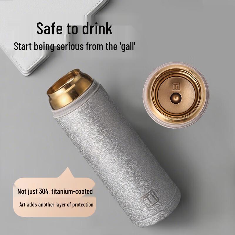 LeQianChu Light Luxury Insulated Tea Bottle 480ml