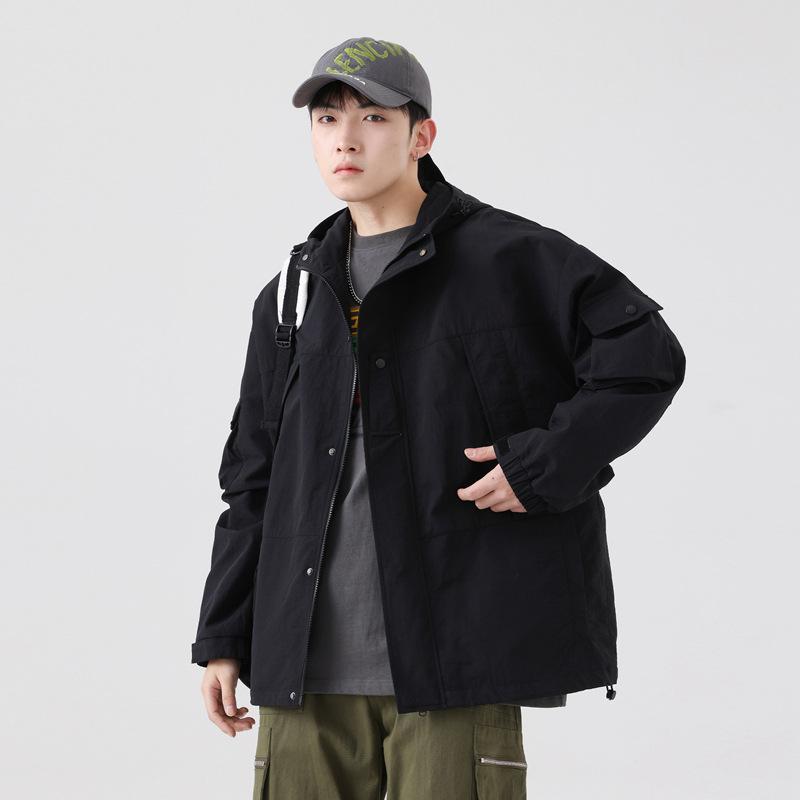 Jacket men's color blocking 2025 autumn and winter new men's youth windproof fashion casual top jacket trend