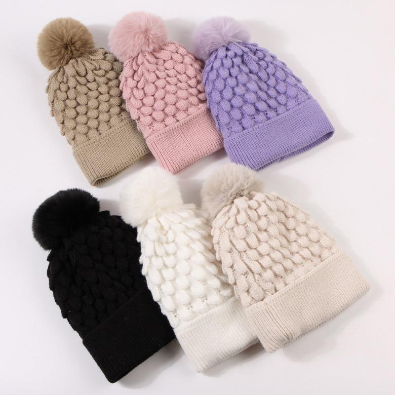 Big Head Size Warm Knit Hat Autumn Winter Fashion Casual Ear Protection Hat