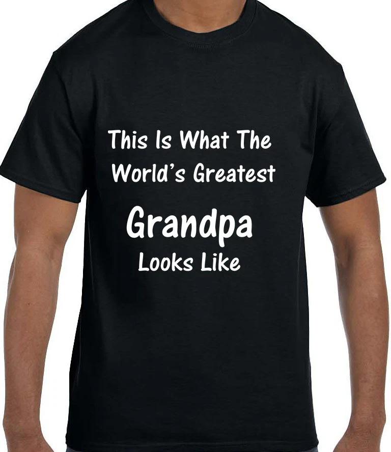 Funny Humor World s Greatest Grandpa T shirt T shirt 4XL