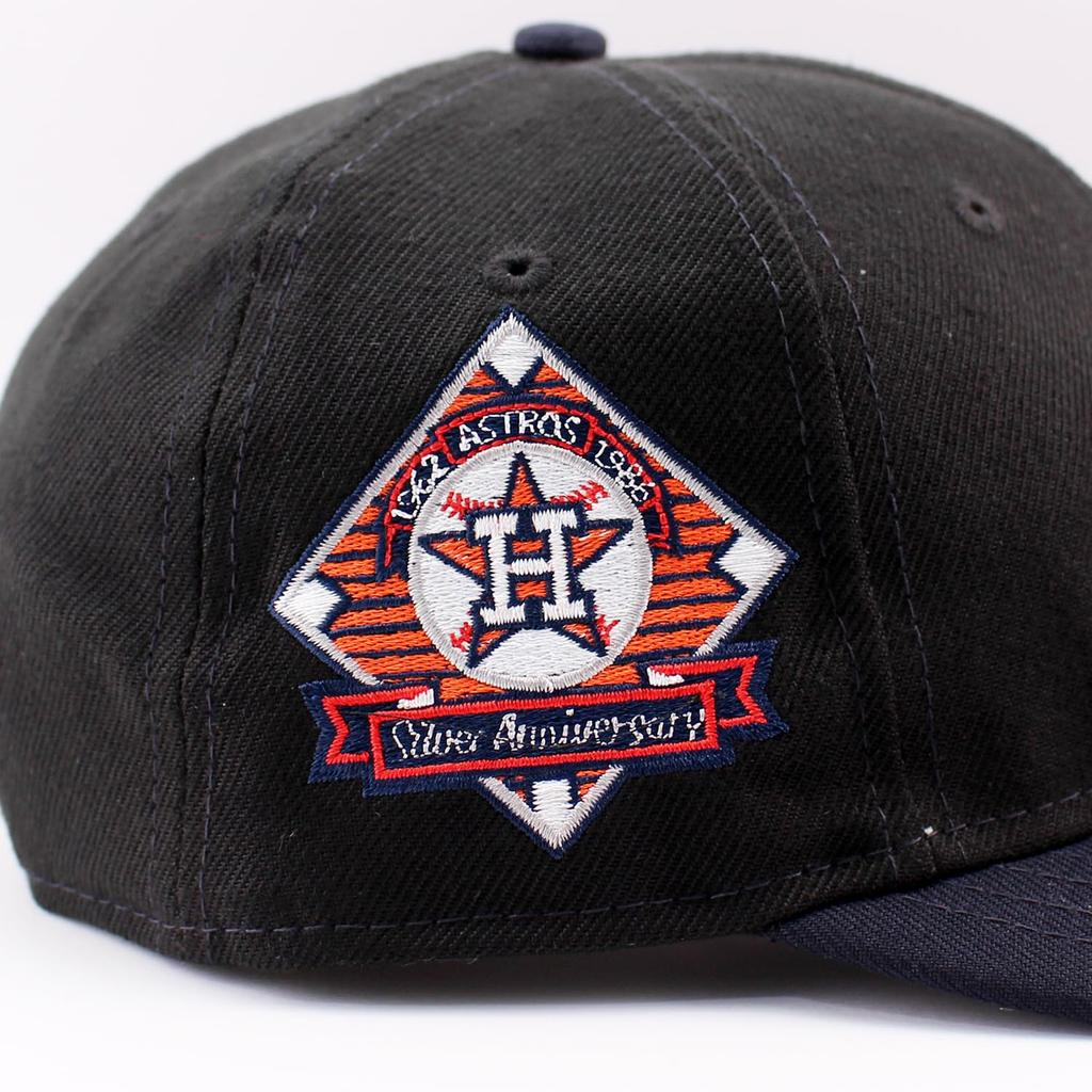 New Era Cap RC9FIFTY Houston Astros MLB SILVER ANNIVERSARY RETRO CROWN SNAPBACK CAP NAVY HOUSTON ASTROS 950 Hat Retro Crown [Used]