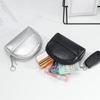New Silver Black Women Coin Purse Small Bag Wallet Change Purses Zipper Money Bags Kids Mini Wallets Leather Key Holder