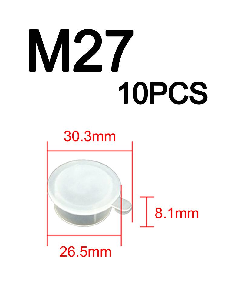 Internal Thread Translucent Plastic Plug Cover Nut Plug, Pipe Plug, Round Plug, Hole Plug Plug, Round Pipe Dust Plug
