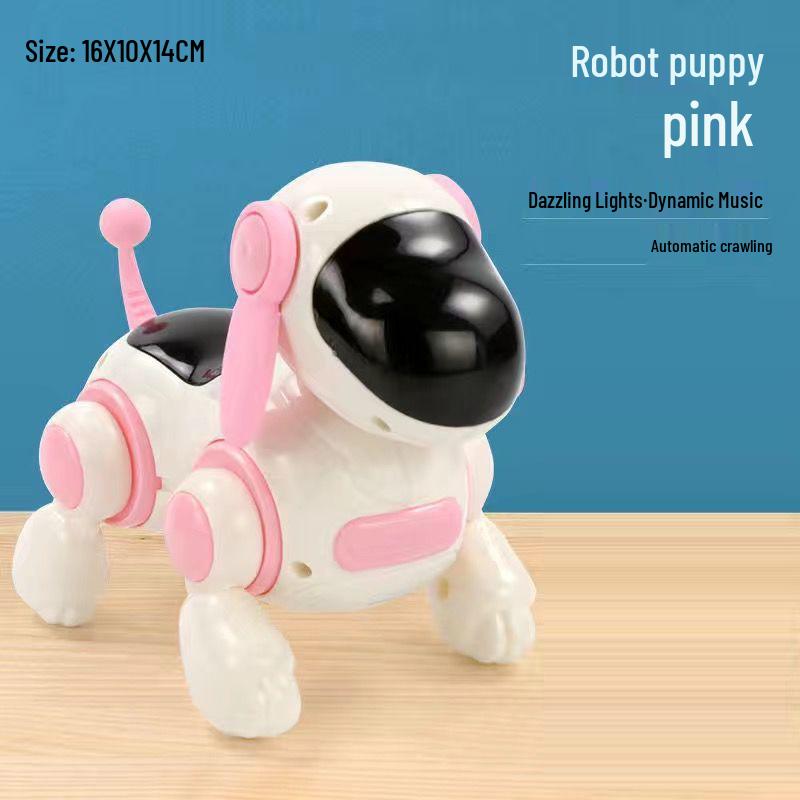 

Інтерактивна електрична іграшка для собаки: Світло, Музика, Гавкіт і Ходьба - Посібник для раннього розвитку та повзання для віку 1-3 років