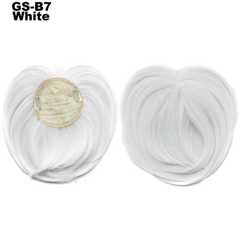 Hair Bangs Blunt-Bang Clip On Hair Extension False Fringe Women's Hairpieces