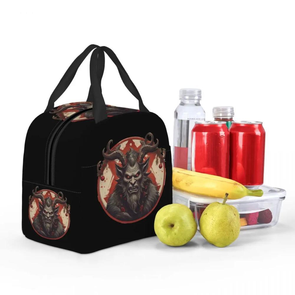 The Krampus Parade Festive Mischief After Dusk Insulated Lunch Bag for Women Office Cooler Thermal Food Box Tote Leakproof