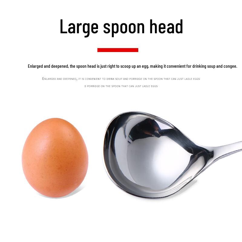 304 Stainless Steel Long Handle Soup Spoon