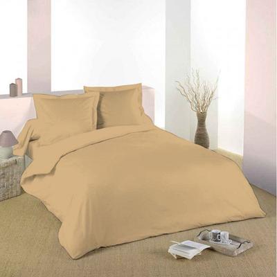Taupe Duvet Cover 260 X 240 Cm / 100% Cotton / 57 Threads/cm² for “King Size” Double Bed