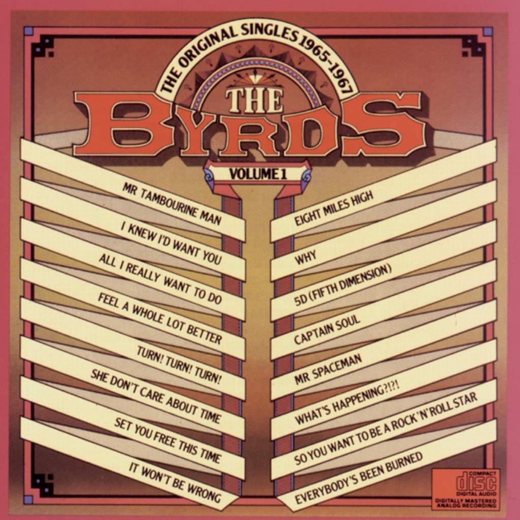 CD BYRDS Original Singles 19651967 CK37335 Columbia US Rock Used