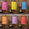 10/12Pcs Chinese Style Traditional Mid-Autumn Festival Hanging Paper Lantern Organ Design Spring Festival Decor New Year Lantern
