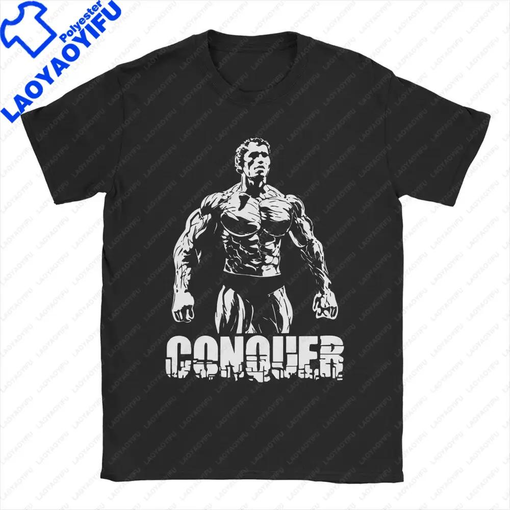Arnold Schwarzenegger Mr Olympia Unisexs Tshirt Balck White Fashion Oneck T Shirt Fashion Short Sleeve Unisex Teeshirt Male Tees