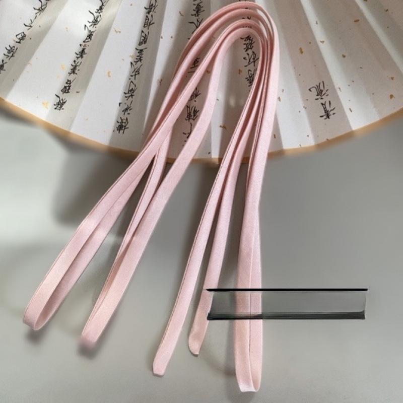 שמלת כלה מסאטן עם שרוכים, פפיון וסרט לשיער, עמידה ורב-תכליתית לכלה