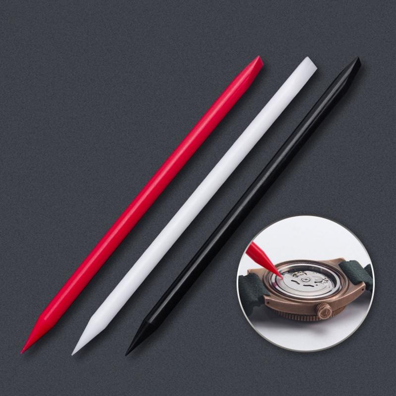 Watch Repair Tool Lightweight Watch Cleaning Sticks Plastic Watch Movement Installation Auxiliary Rod for Fine Repair