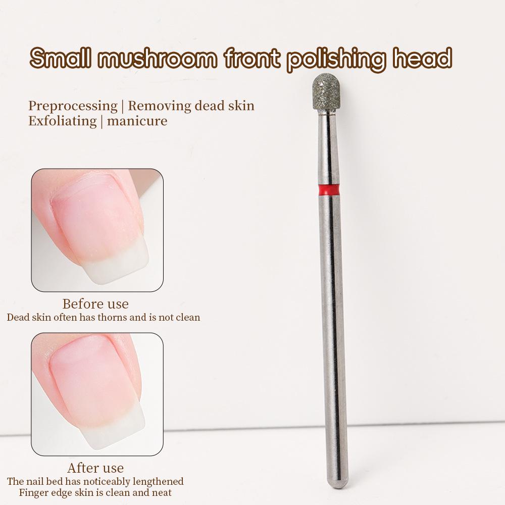 Russian-Style Nail Art Multifunctional Diamond Grinding Head for Cuticle Removal and Edge Sharpening