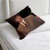 Singer JJacob EElordi Square Pillow Case Soft Decorative Throw Pillow Cover for Home Sofa Bed
