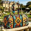 3D-Printed Quilted Cotton Women's Travel Yoga Handbag