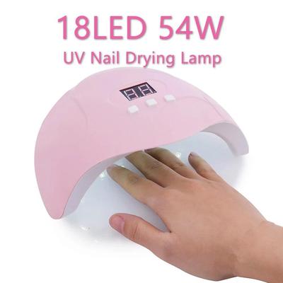 54W Nails Lamp UV Led Nail Polish Drying Lamp USB Rechargeable Nails Heating Dryer Tool