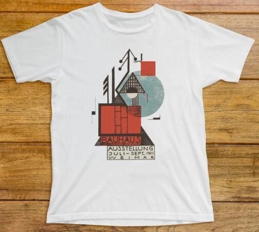 

Футболка Баухаус 1923 654 Немецкое художественное движение Рудольф Башант Ремесленное искусство Ар-деко XL